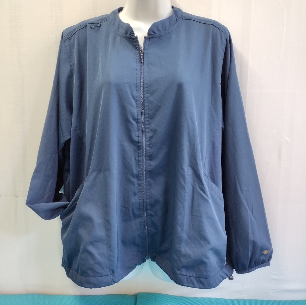 CARHARTT Womens Zip Up Scrub Nursing Medical Jacket - Size L